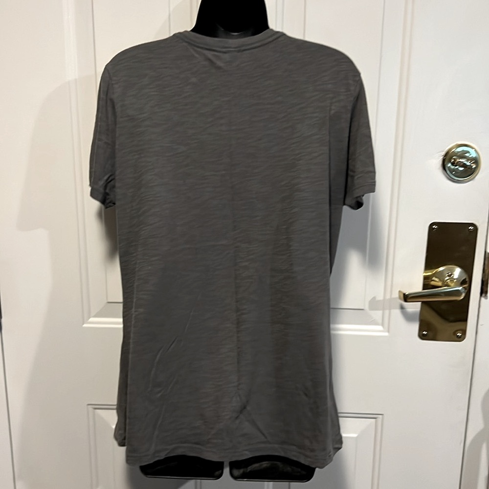 NEXT LEVEL🇺🇸💀 “DIESEL LIFE” GRAY AMERICAN FLAG SKULL GUN PISTOL TSHIRT Women XXL - Picture 3 of 6